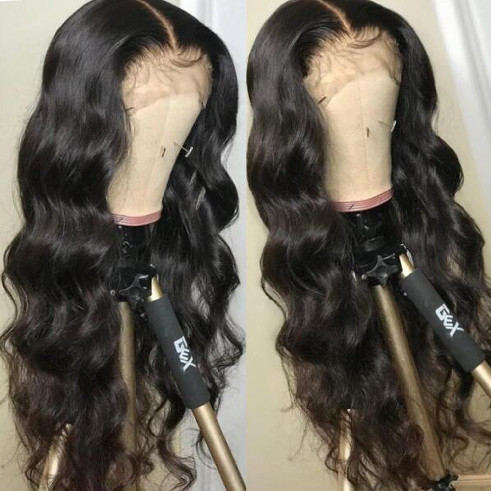Body Wave HD 7x7 Lace Closure Wig Pre Plucked Human Hair Wigs Glueless HD Lace Bleached Knots