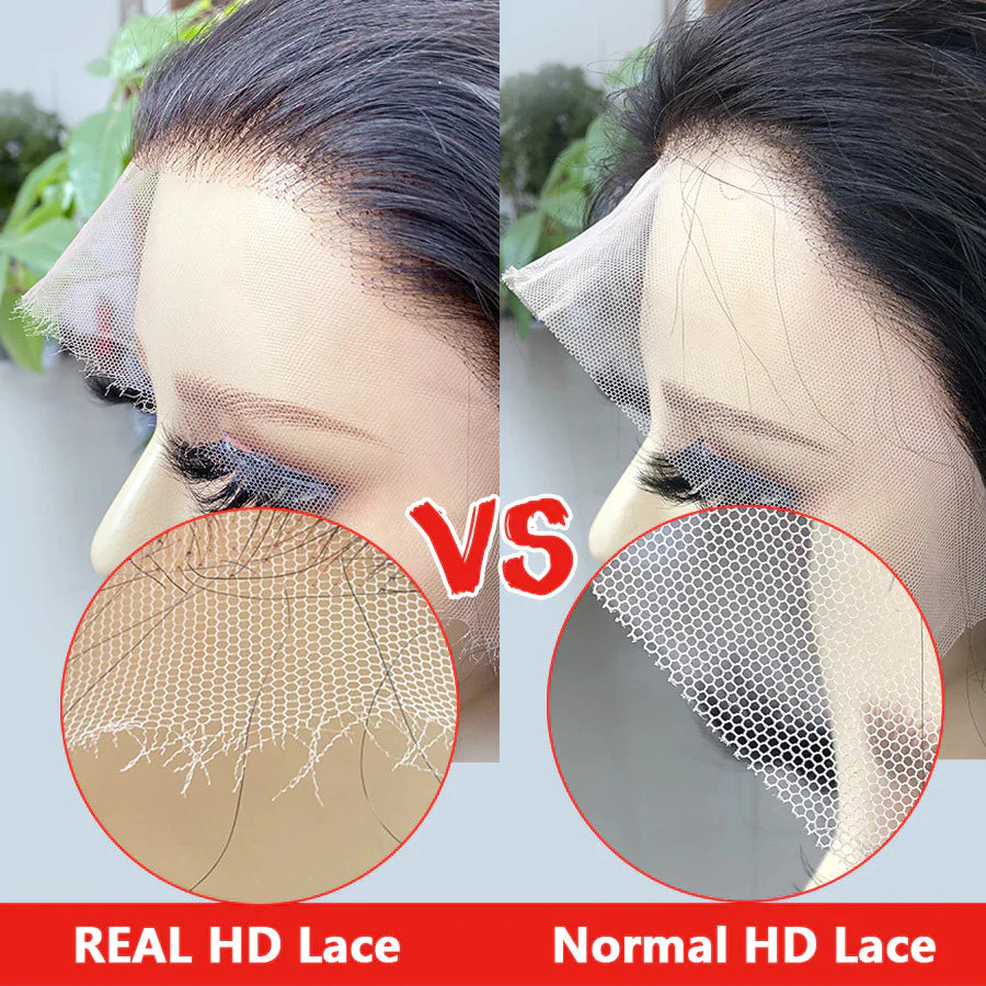 Body Wave 5X5 Lace Closure Wig Pre Plucked Human Hair Wigs Glueless HD Lace Bleached Knots