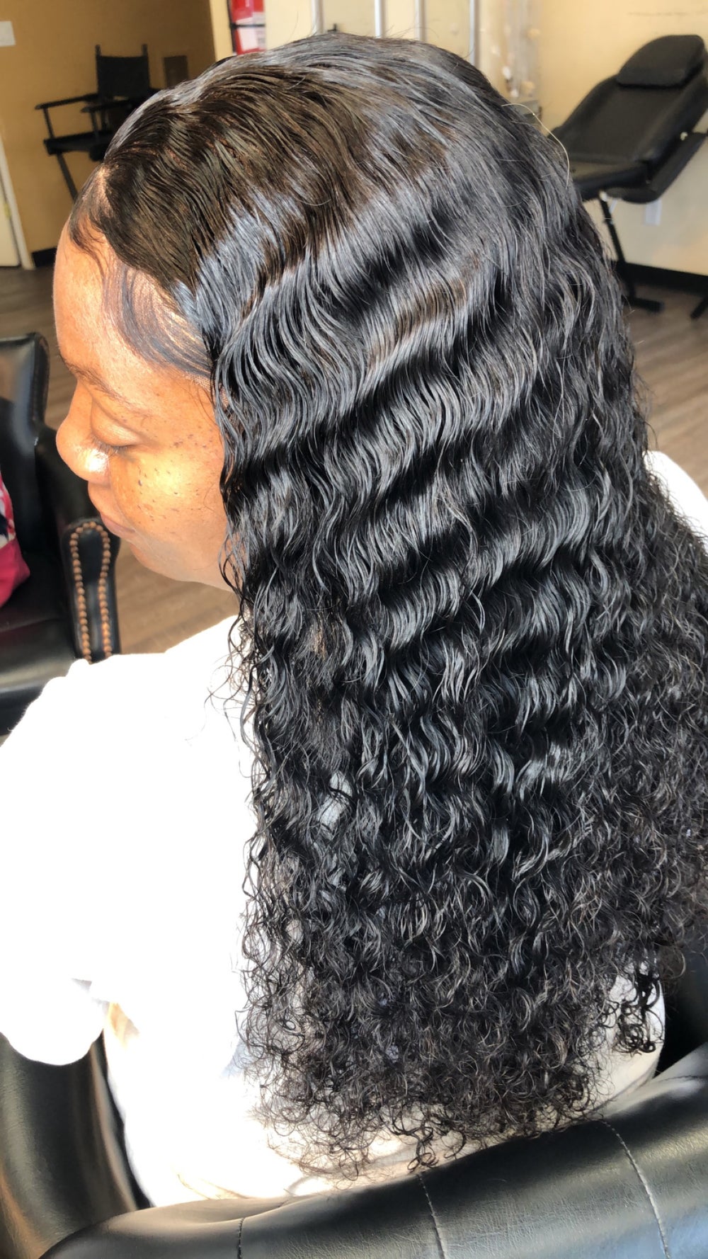 Deep Wave 13×6 Full Frontal Lace Wig Pre Plucked Human Hair Wigs Glueless HD Lace Bleached Knots